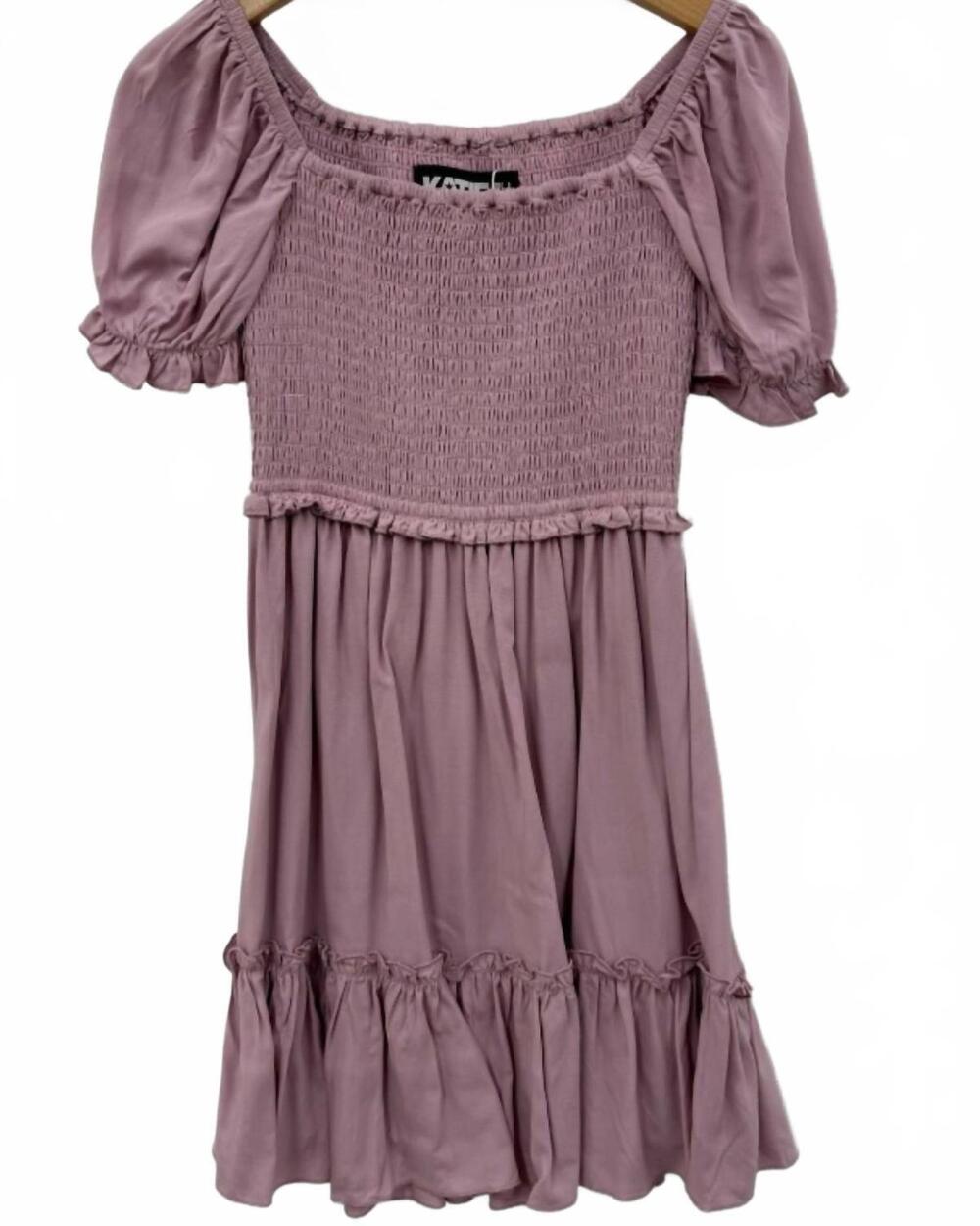 NEW KATIE J NYC girl's molly dress in dusty mauve